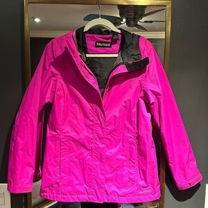 Hot Pink Marmot Rain/Wind Breaker-Size Medium